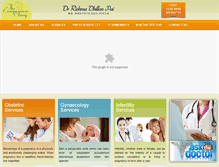 Tablet Screenshot of everywomanclinic.com